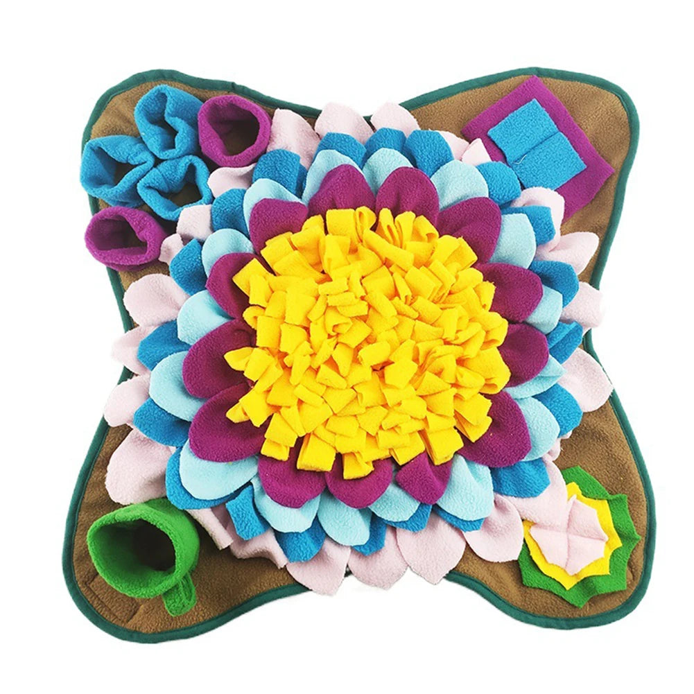 Dog Snuffle Feeding Mat – Interactive Foraging & Nose Training Slow Feeder Toy