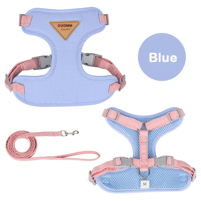Puppy & Small Dog Harness with Leash – Breathable Vest