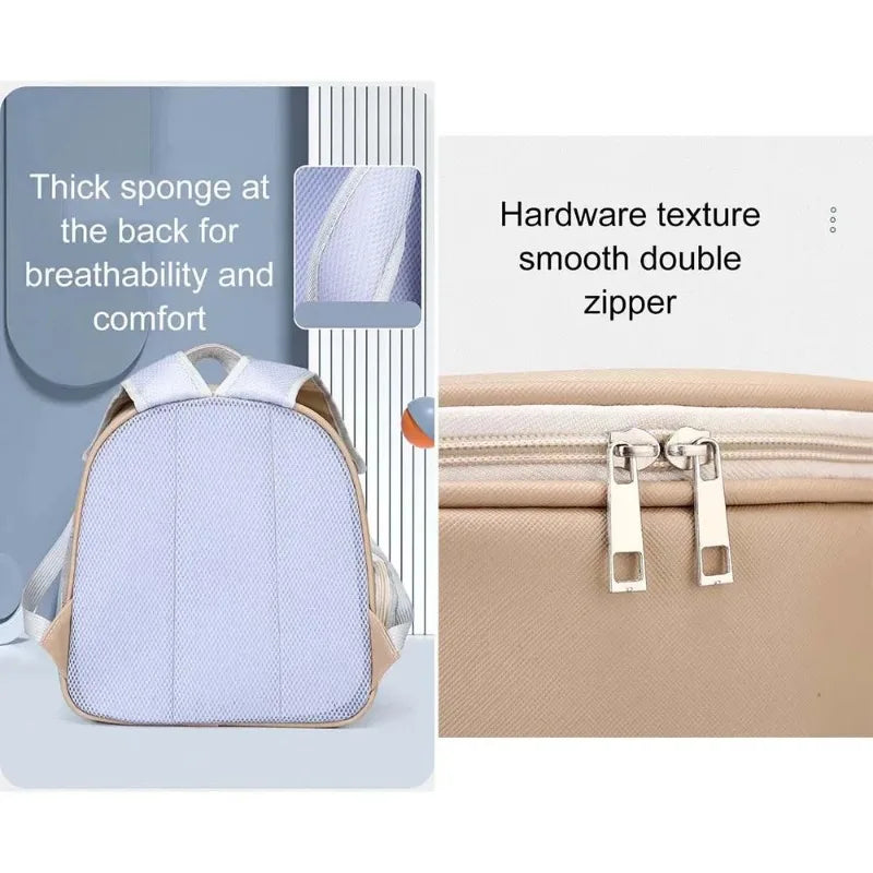 PU Transparent Pet Carrier Backpack – Cat & Small Dog Travel Bag