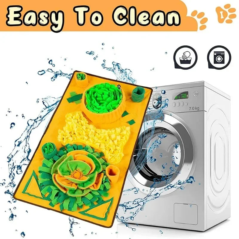 Large Dog Snuffle Mat – Interactive Training & Stress Relief Slow Feeder Toy