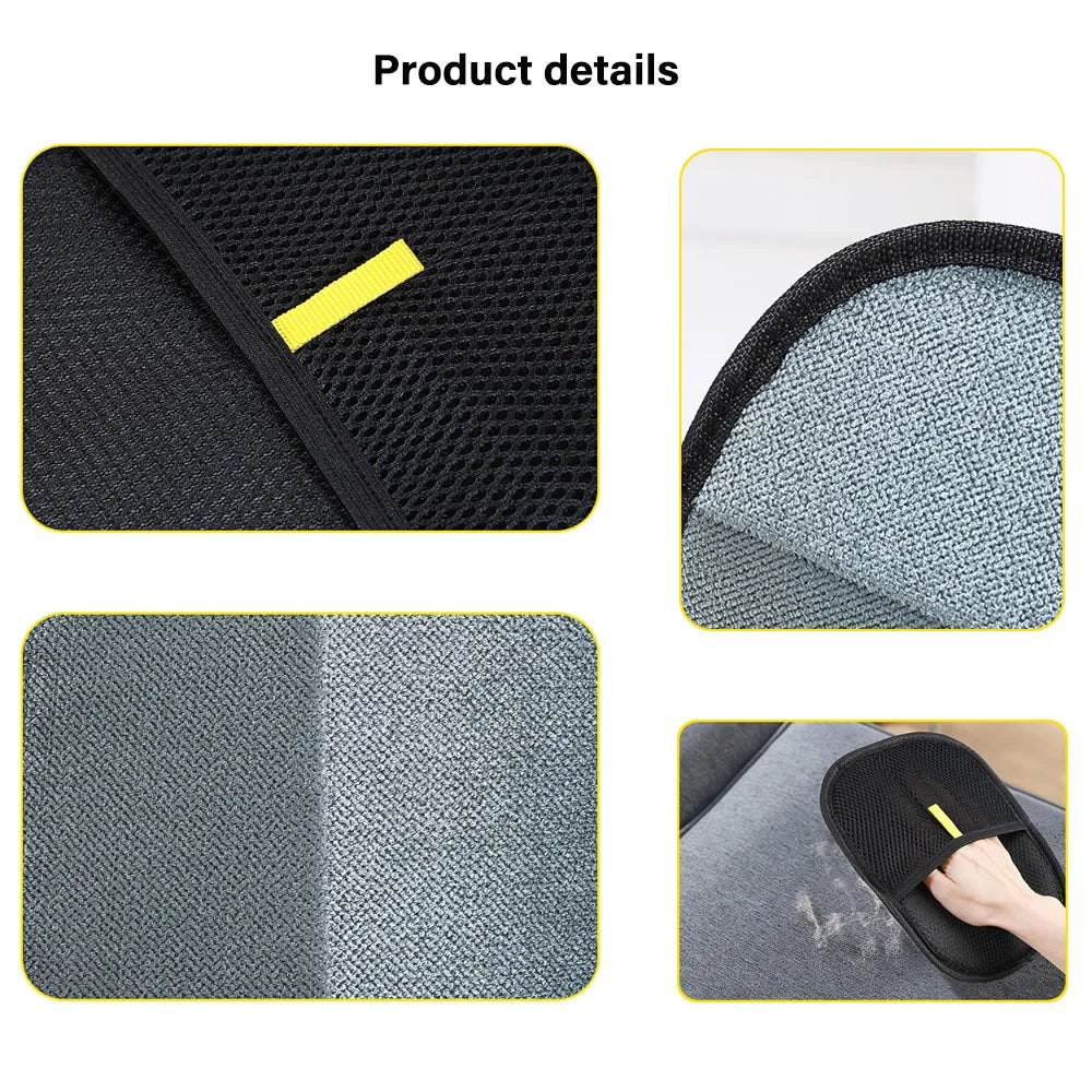 Pet Grooming Gloves – Static Hair Remover for Dogs & Cats