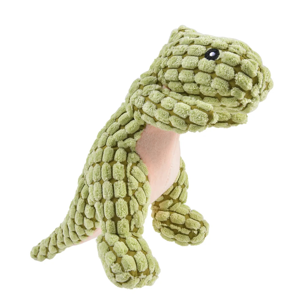 Plush Dinosaur Pet Toy – Interactive Chew Toy for Cats & Small Dogs