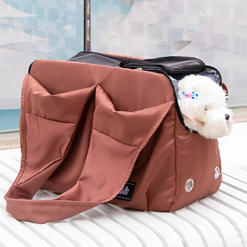 Breathable Cat & Small Dog Carrier – Portable Shoulder Backpack