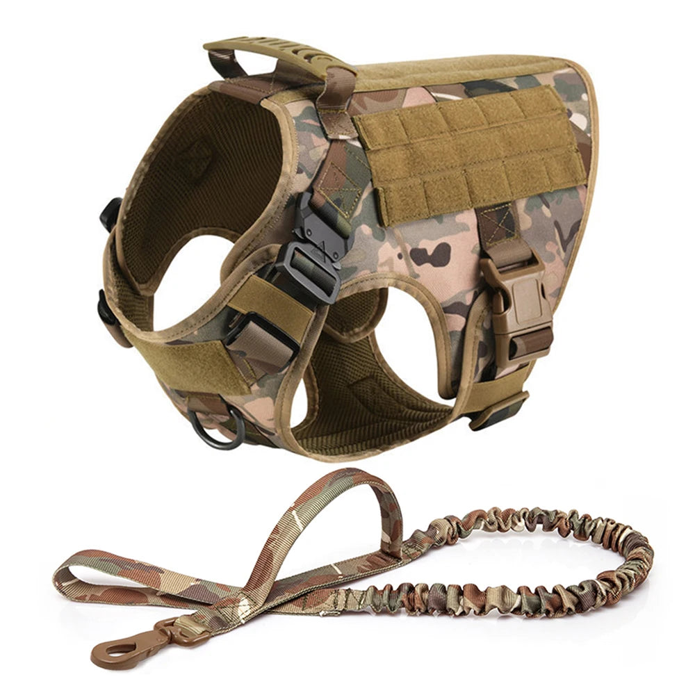 Large Dog Harness & Leash Set – Training Vest for Medium & Large Dogs