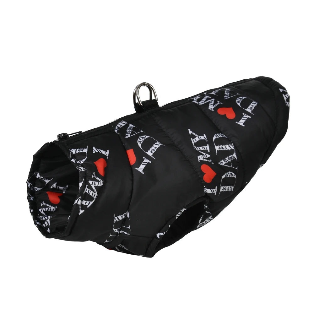 Fashion Winter Pet Jacket – Windproof Coat for Small Dogs & Cats