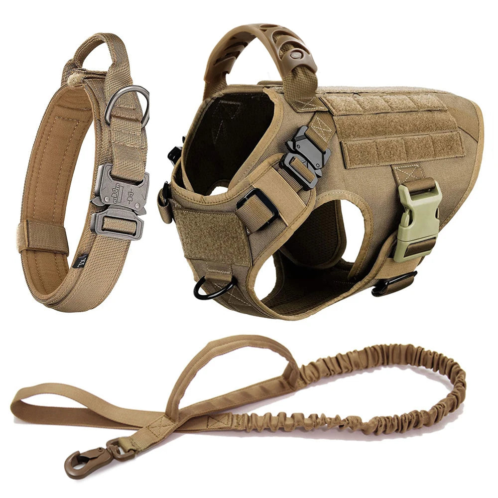 Large Dog Harness & Leash Set – Training Vest for Medium & Large Dogs