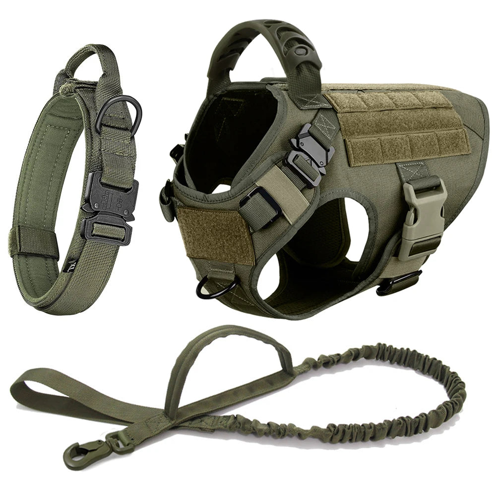 Large Dog Harness & Leash Set – Training Vest for Medium & Large Dogs
