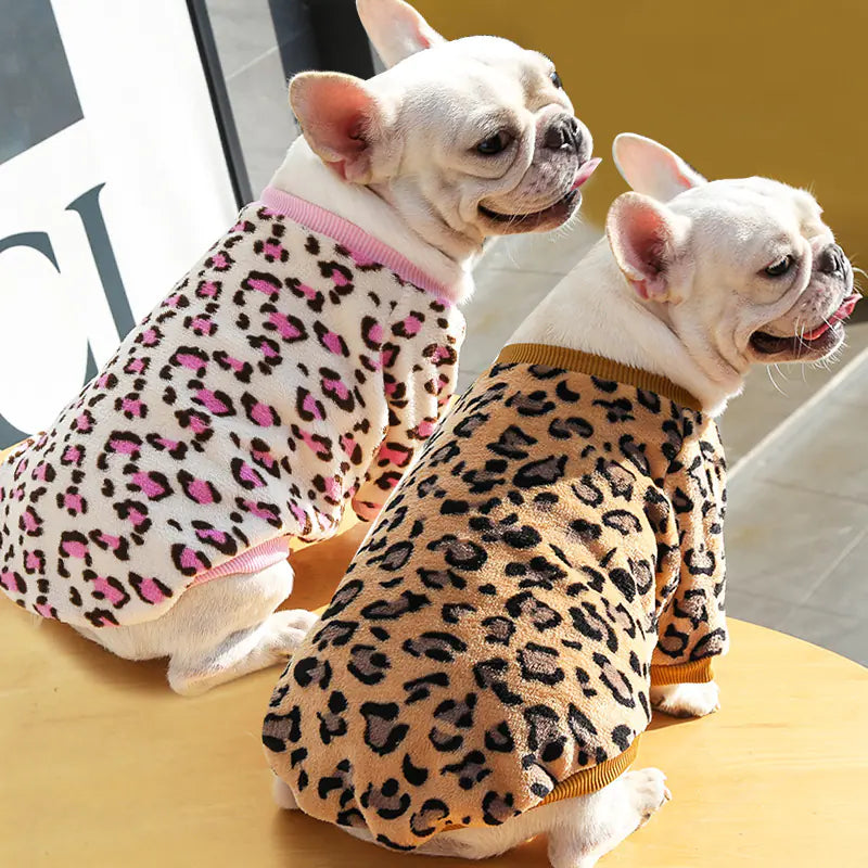 Autumn Winter Warm Pajamas Jacket for Puppies