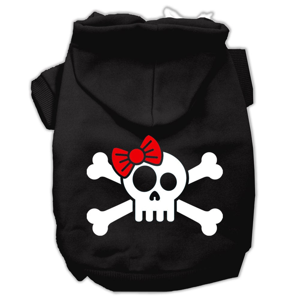Pet Hoodie "Skull & Crossbone Bow"