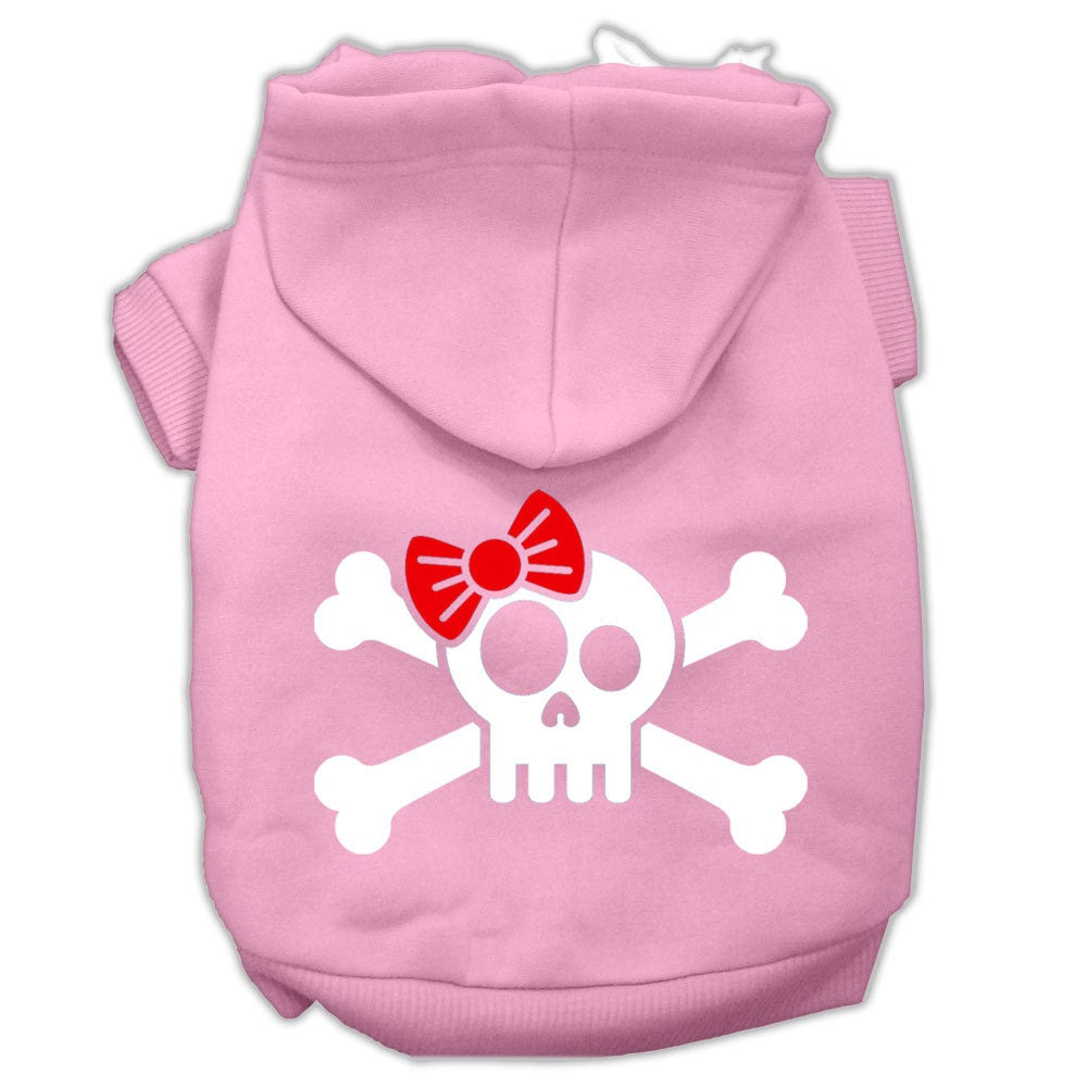 Pet Hoodie "Skull & Crossbone Bow"